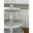 Круглая деревянная этажерка