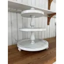 Круглая деревянная этажерка