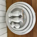 Круглая деревянная этажерка