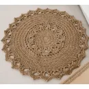 Вязаный ковер в стиле Бохо 70*70 см