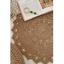 Вязаный ковер в стиле Бохо 70*70 см