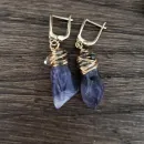 Серьги с аметистом