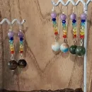 Серьги чакровые удлиненные