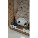 Миниатюра,домик ручной работы.Домик в стиле "Прованс"