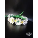 Ободок для волос ручной работы "Ромашки"