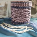 Шкатулка плетёная