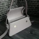 Сумочка багет ручной работы из натуральной итальянской кожи