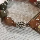 БРАСЛЕТ ИЗ ТУРМАЛИНА С РУНАМИ Браслет из турмалина с рунами