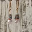 Серьги из хрустального стекла