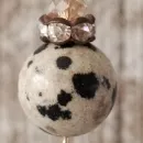 Серьги с далматиновой яшмой