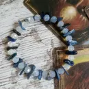 Браслет из опалита с кианитом
