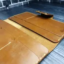 Мужской кошелек- лонгер ручной работы из натуральной итальянской кожи