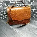 Сумочка- кроссбоди женская ручной работы из натуральной итальянской кожи