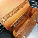 Сумочка- кроссбоди женская ручной работы из натуральной итальянской кожи