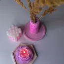 Ваза и поднос для сухоцветов