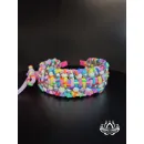 Ободок для волос ручной работы Мозаика разноцветный