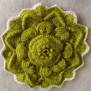 Салфетки - мандалы вязаные крючком