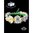 Ободок для волос ручной работы "Ромашки"