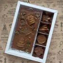 Натуральный, молочный шоколад подарочный набор