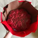 Букет из шоколадных роз 27 цветов