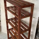 СТЕЛЛАЖ НАПОЛЬНЫЙ УСИЛЕННЫЙ ИЗ ЛИСТВЕННИЦЫ АНГАРСКОЙ", 1250Х600Х300 Стеллаж напольный усиленный из лиственницы ангарской", 1250х600х300