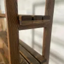 СТЕЛЛАЖ РАСКЛАДНОЙ ИЗ МАССИВА ЛИСТВЕННИЦЫ АНГАРСКОЙ 1500Х800Х280. Стеллаж раскладной из массива лиственницы ангарской 1500х800х280.