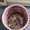 Шкатулка плетёная