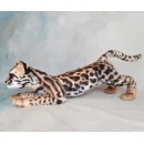 Интерьерная реалистичная игрушка ручной работы - кошка породы "Маргай"