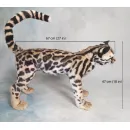 Интерьерная реалистичная игрушка ручной работы - кошка породы "Маргай"