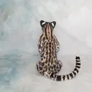 Интерьерная реалистичная игрушка ручной работы - кошка породы "Маргай"