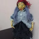 Интерьерная кукла "Баба-яга"