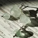 Серьги с флюоритом