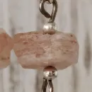 Серьги с гелиолитом и опалитом