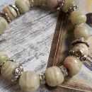 Браслет из зелёного оникса