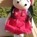 Текстильная мягкая кукла