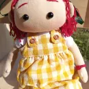 Текстильная мягкая кукла