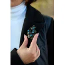 Брошь «Северная Голубика»