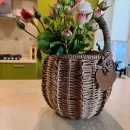 Корзина плетеная для цветов и декора
