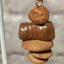 СЕРЬГИ БОХО С РУДРАКШЕЙ Серьги бохо с рудракшей