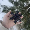 Именная тарелка из эпоксидной смолы