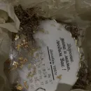 Именная тарелка из эпоксидной смолы