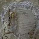 Именная тарелка из эпоксидной смолы