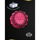 Резинка для волос ручной работы "Зефир" розовый. Единственный экземпляр. Цветы Канзаши на волосы Ваши.