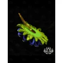 Заколка для волос ручной работы "Арабис" серебристый. Единственный экземпляр. Цветы Канзаши на волосы Ваши.