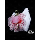 Комплект резинок для волос ручной работы Бант "Балерина" белый. комплект 3 шт. Единственный экземпляр. Цветы Канзаши на волосы Ваши.