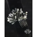 Гребень-заколка для волос ручной работы "Сияние" В технике Витраль. Единственный экземпляр. Цветы Канзаши на волосы Ваши.