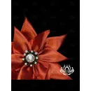 Комплект шпилек для волос ручной работы "Огонёк" 2 шт. Единственный экземпляр. Цветы Канзаши на волосы ВашиКомплект шпилек для волос ручной работы "Огонёк" 2 шт. Единственный экземпляр. Цветы Канзаши на волосы Ваши