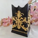 Биокамин "Барокко" интерьерный, настольный, ручная работа, черный