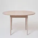 Круглый, раздвижной стол. Дубовый шпон, массив ясеня