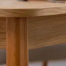 Круглый, раздвижной стол. Дубовый шпон, массив ясеня